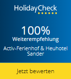 Logo HolidayCheck für die Bewertung von Ferienwohnungen Logo HolidayCheck für die Bewertung von Ferienwohnungen